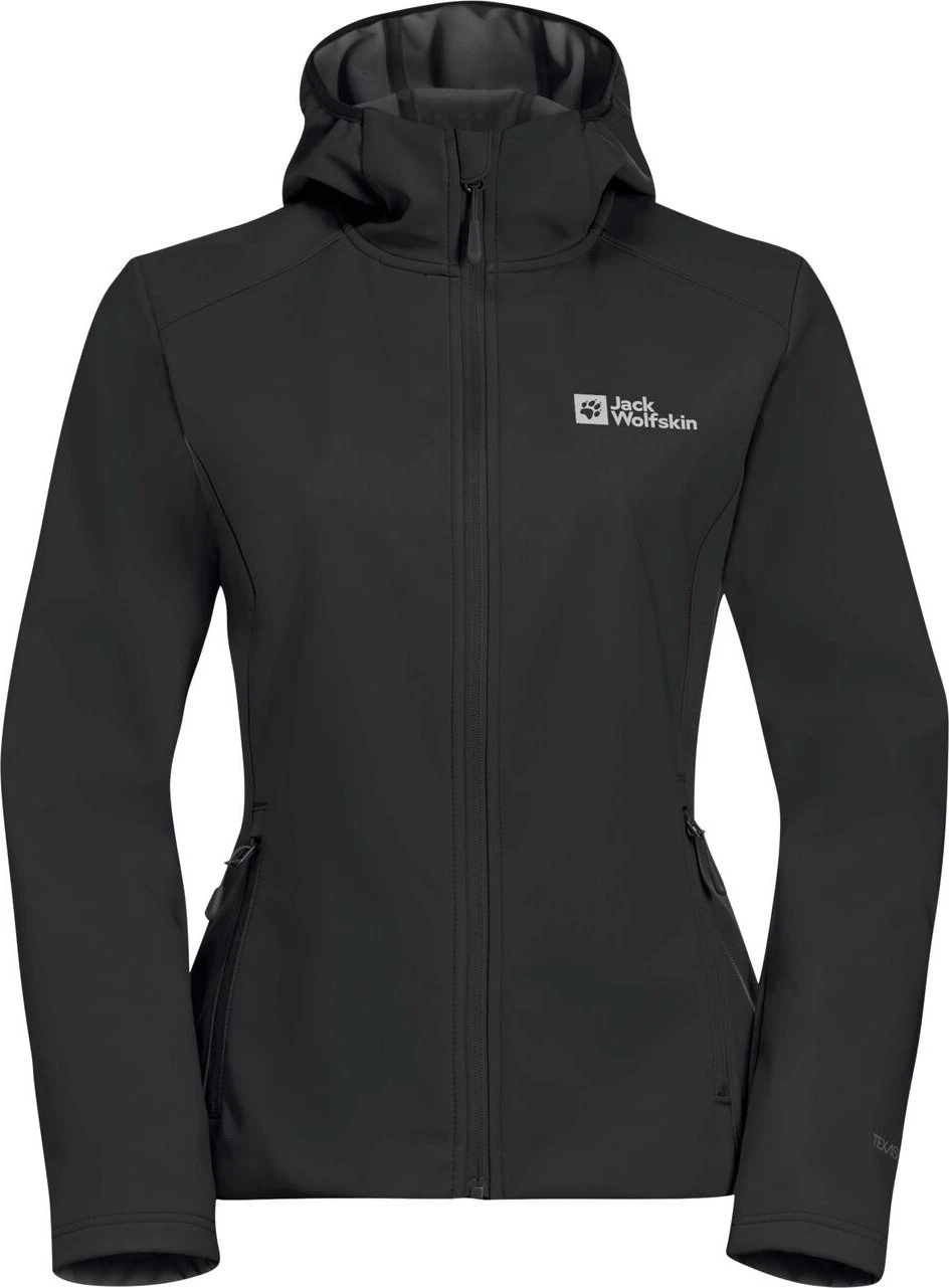 Jack Wolfskin Bornberg Hoody Funktionsjacke schwarz (Damen) für 29€ (-19%)