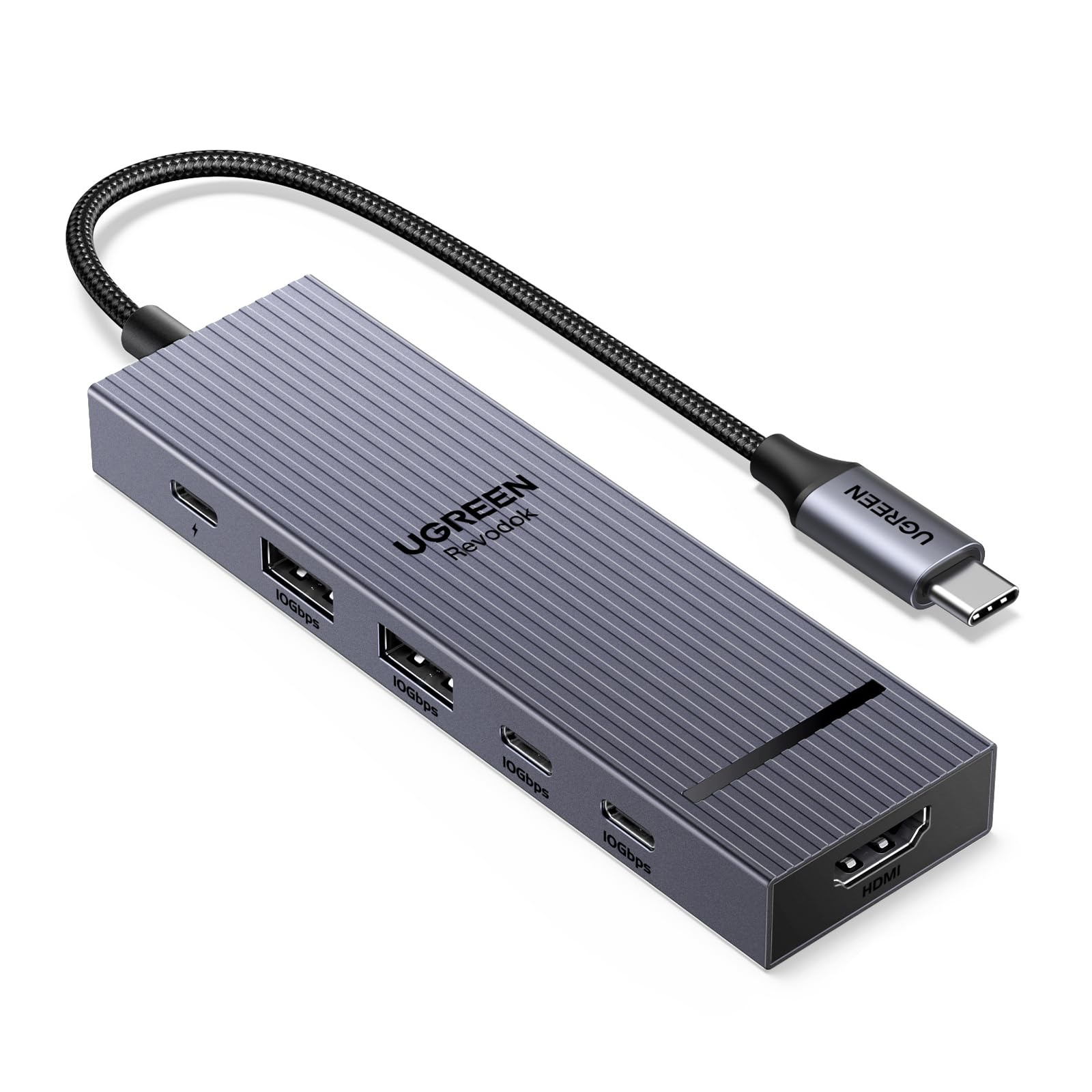 Ugreen Revodok Pro USB-C Hub 6-in-1 (10Gbps, 4K@60Hz, 100W PD) für 12€ (-42%)