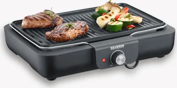 Severin PG 8556 Tischgrill mit Grillplatte für 30€ (-14%)
