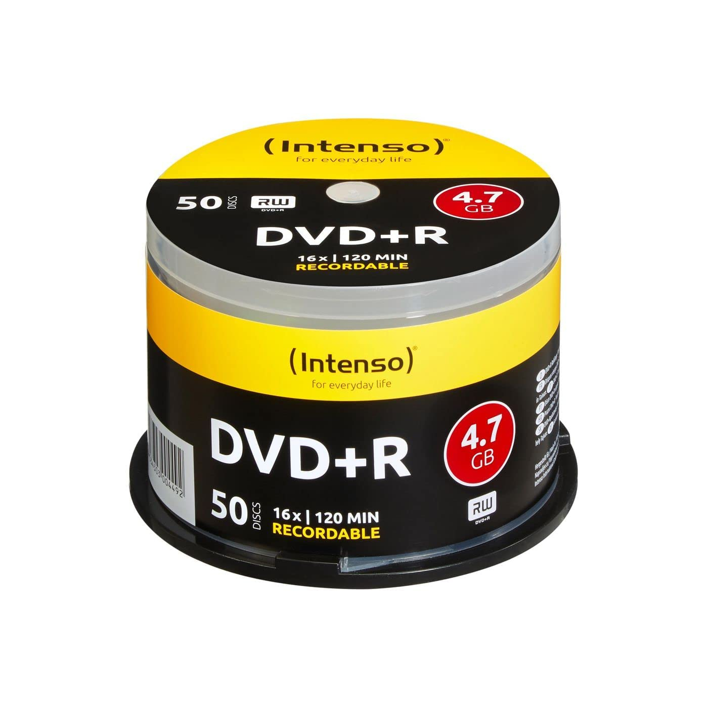 Das Jahr 2000 ruft an: Intenso DVD+R 16x Speed 50er Spindel DVD-Rohlinge für 5€ (-64%)