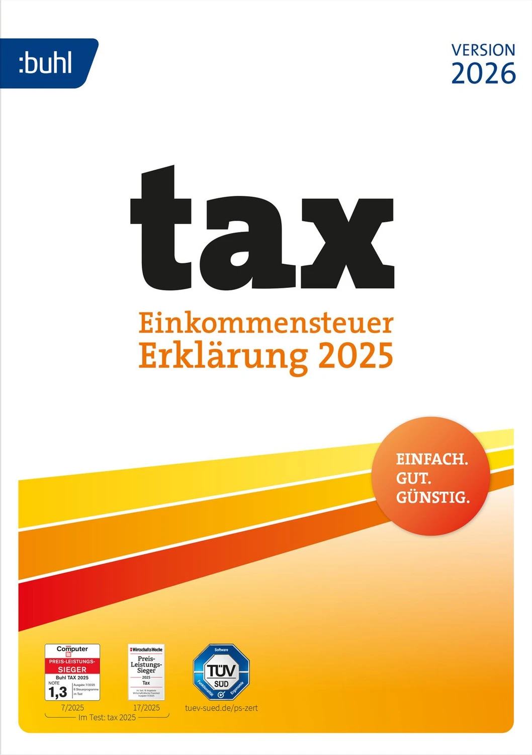 Buhl Data tax 2026, ESD (deutsch) (PC) für 11€ (-22%)