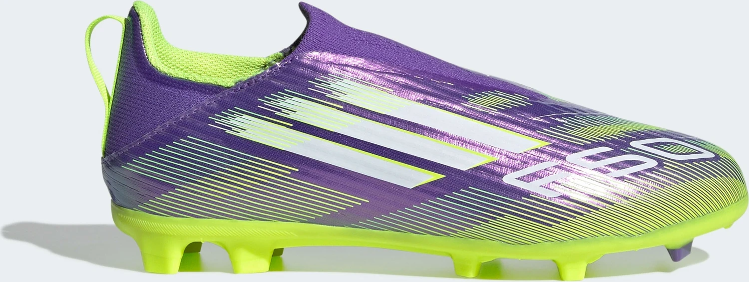 adidas F50 League Laceless FG/MG purple rush/cloud white/lucid lemon (Junior) für 38€ (-17%)