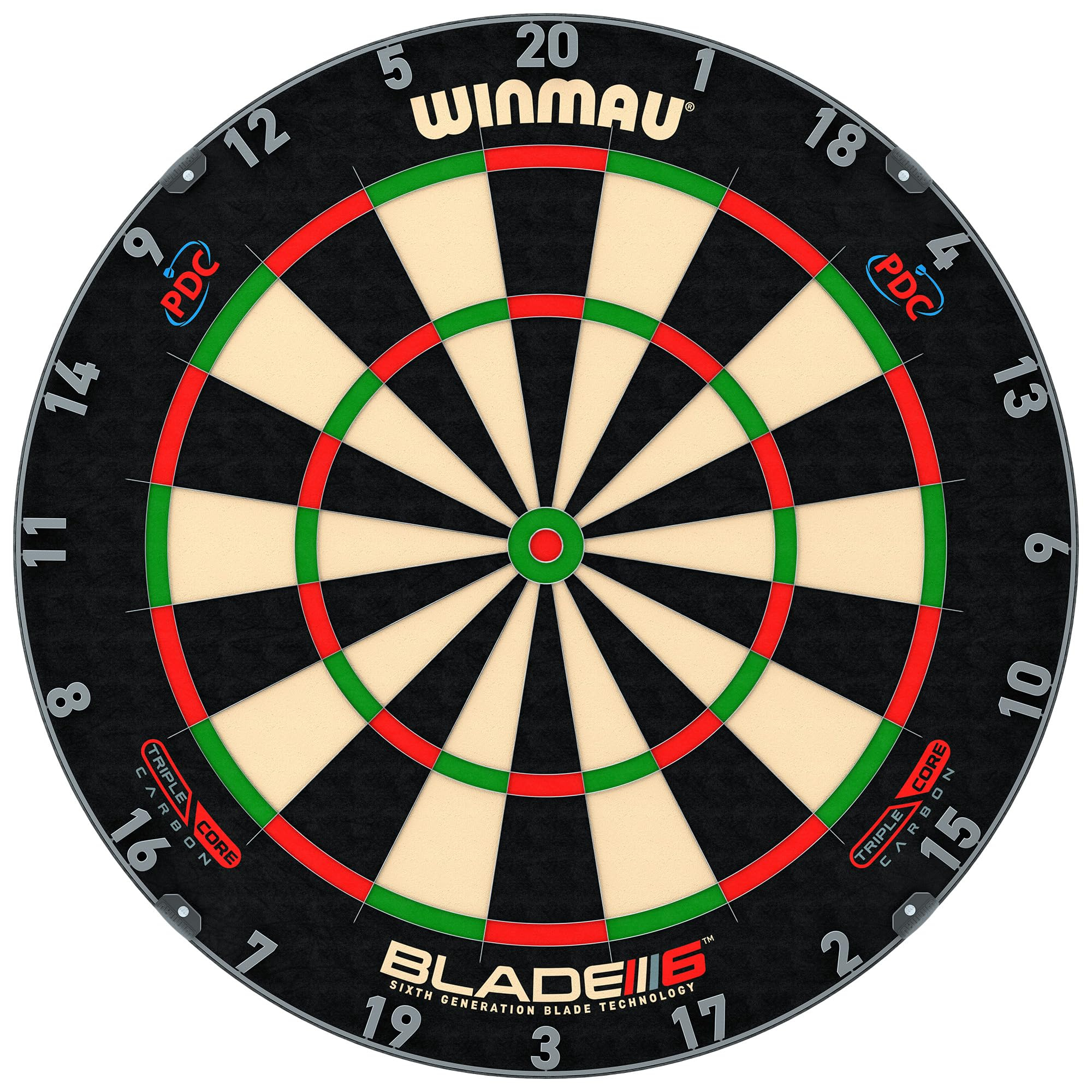 Primeday: Winmau Blade 6 Triple Core Carbon (ggf. Personalisiert) für 56€ (-36%)