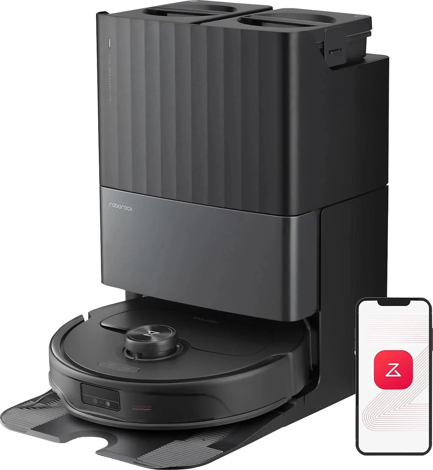 Roborock Qrevo Master Saug-/Wischroboter inkl. Absaug-/Reinigungsstation schwarz für 499€ (-38%)