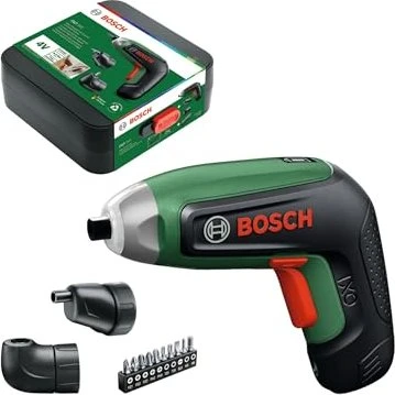 Bosch DIY Ixo VIII grün Akku-Schrauber inkl. Werkzeugbox + Akku 2.0Ah + Zubehör für 58€ (-7%)