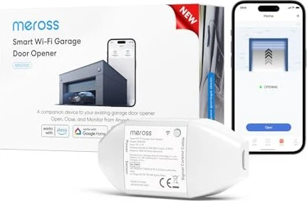 Meross MSG100 Smart WiFi Garagentoröffner, Schaltaktor für 26€ (-14%)