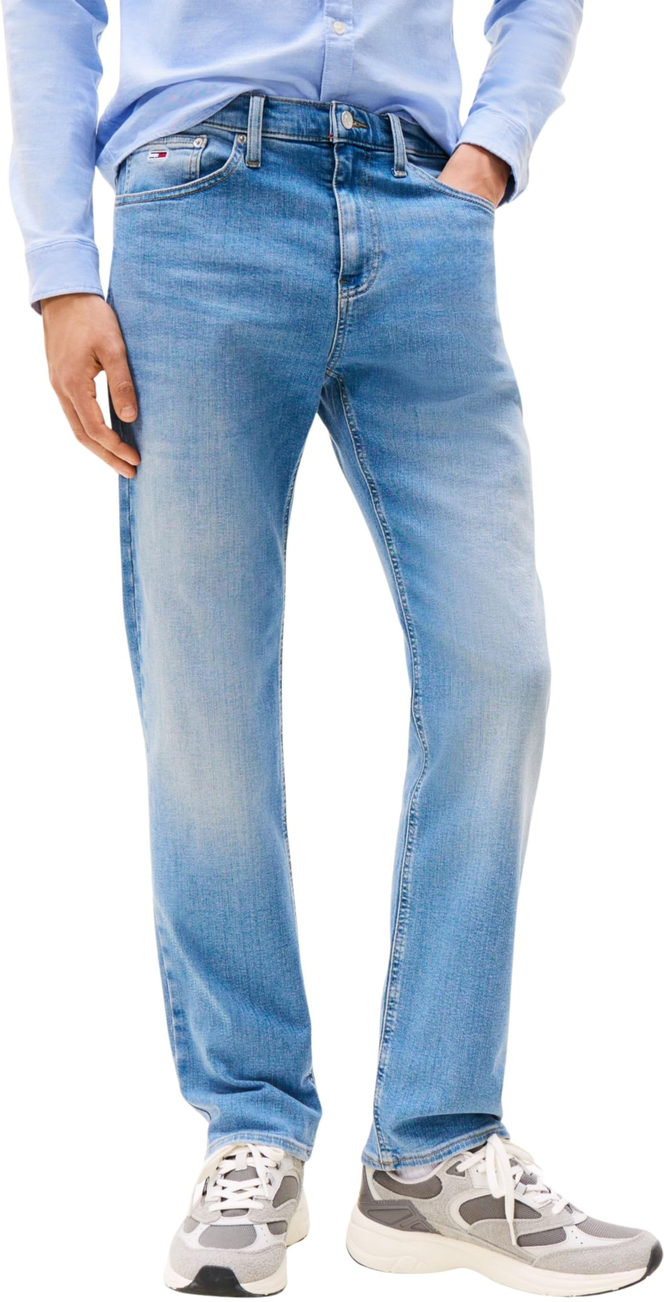 Tommy Jeans Herren Jeans Hose Ryan Slim Stretch Gr. 29/34, 27/36 für 23€ (-64%)
