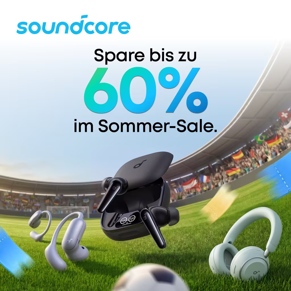( Day) Soundcore by Anker Kopfhörer Angebote z.B. C50i 42,01€, Space One Pro 130,08€ oder AeroFit Pro 60,49€ für 60€ (-35%)