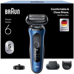 Braun Series 6 Rasierer-Set (SensoFlex, Barttrimmer, Ladestation) für 120€ (-18%)