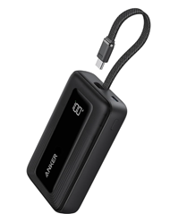 Anker Zolo Powerbank (20.000mAh, 30W, integriertes USB-C Kabel) für 24€ (-14%)