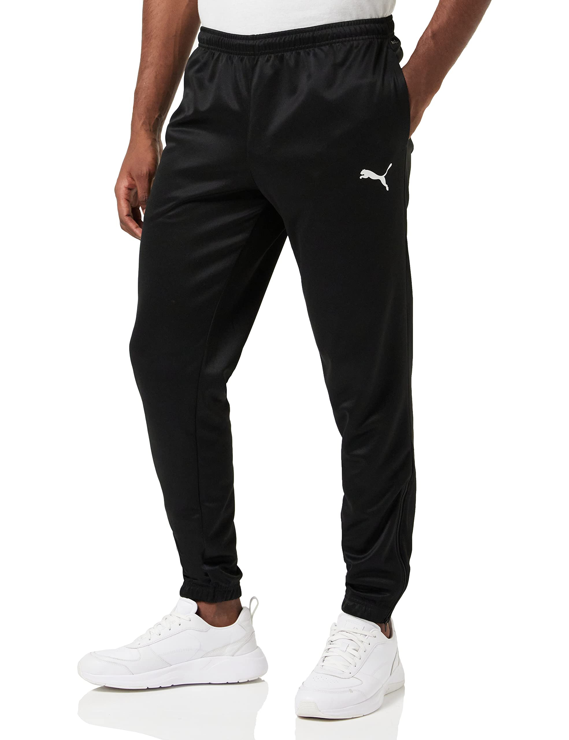 PUMA teamRISE Poly Trainingshose – leicht, mit Reißverschlüssen am Bein für 17€ (-8%)