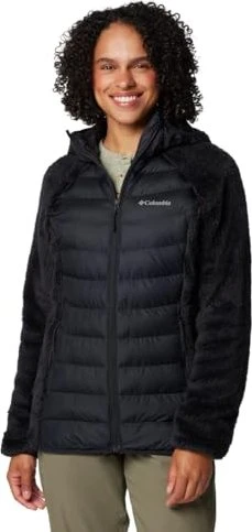 Columbia Powder Lite II Sherpa Hybrid Jacke schwarz (Damen) für 33€ (-9%)