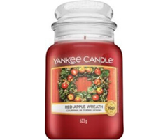 Yankee Candle Große Duftkerze (623g, Red Apple Wreath) für 16€ (-37%)
