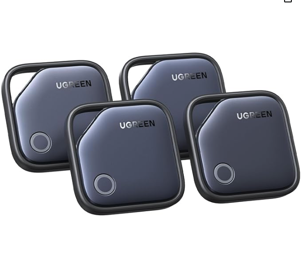 UGREEN FineTrack 4er Pack (Apple Find My, iOS) – Bluetooth Tracker mit austauschbarer Batterie (-40%) für 21€ (-33%)