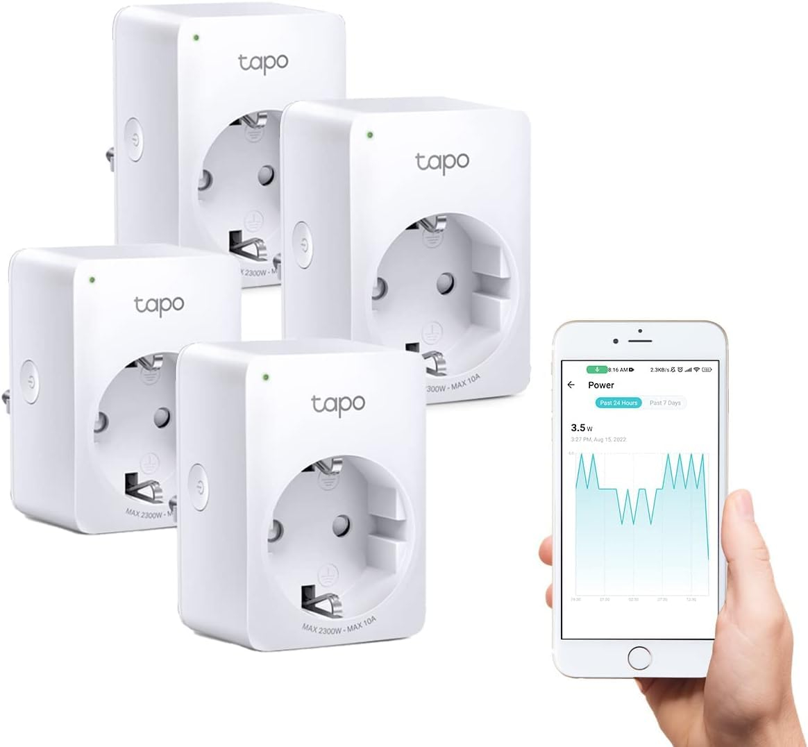 4er Pack Tapo TP-Link Smart WLAN Steckdose P110 mit Energieverbrauchsmesser – Neuer Bestpreis für 28€ (-17%)