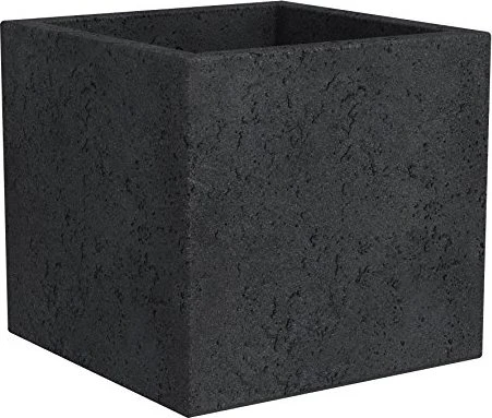 Scheurich C-Cube 240 Pflanzgefäß 38x38cm stony black für 20€ (-9%)