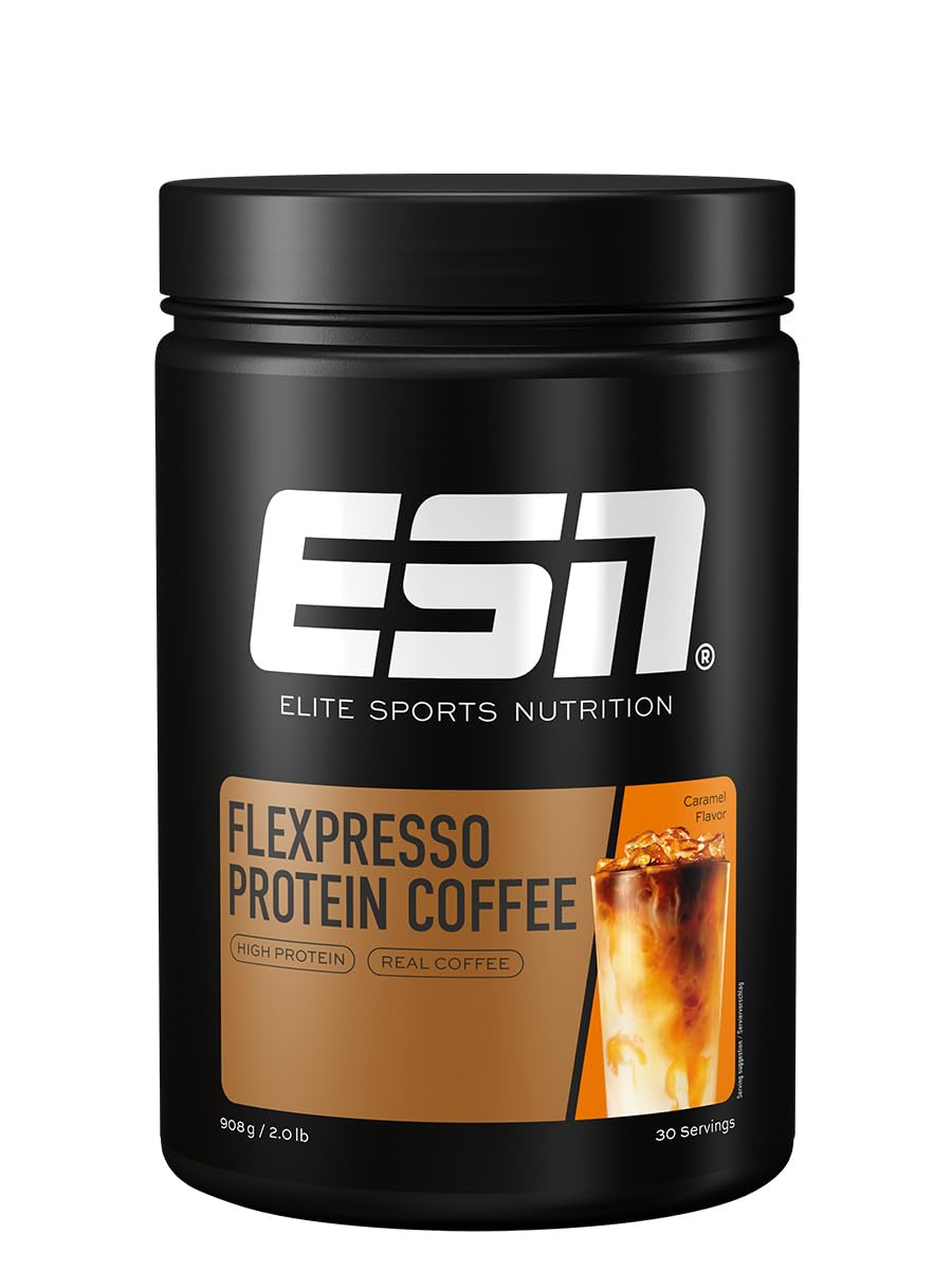 ESN Flexpresso Protein Coffee, Caramel, 908g (Schokoladengeschmack ) für 35€ (-22%)