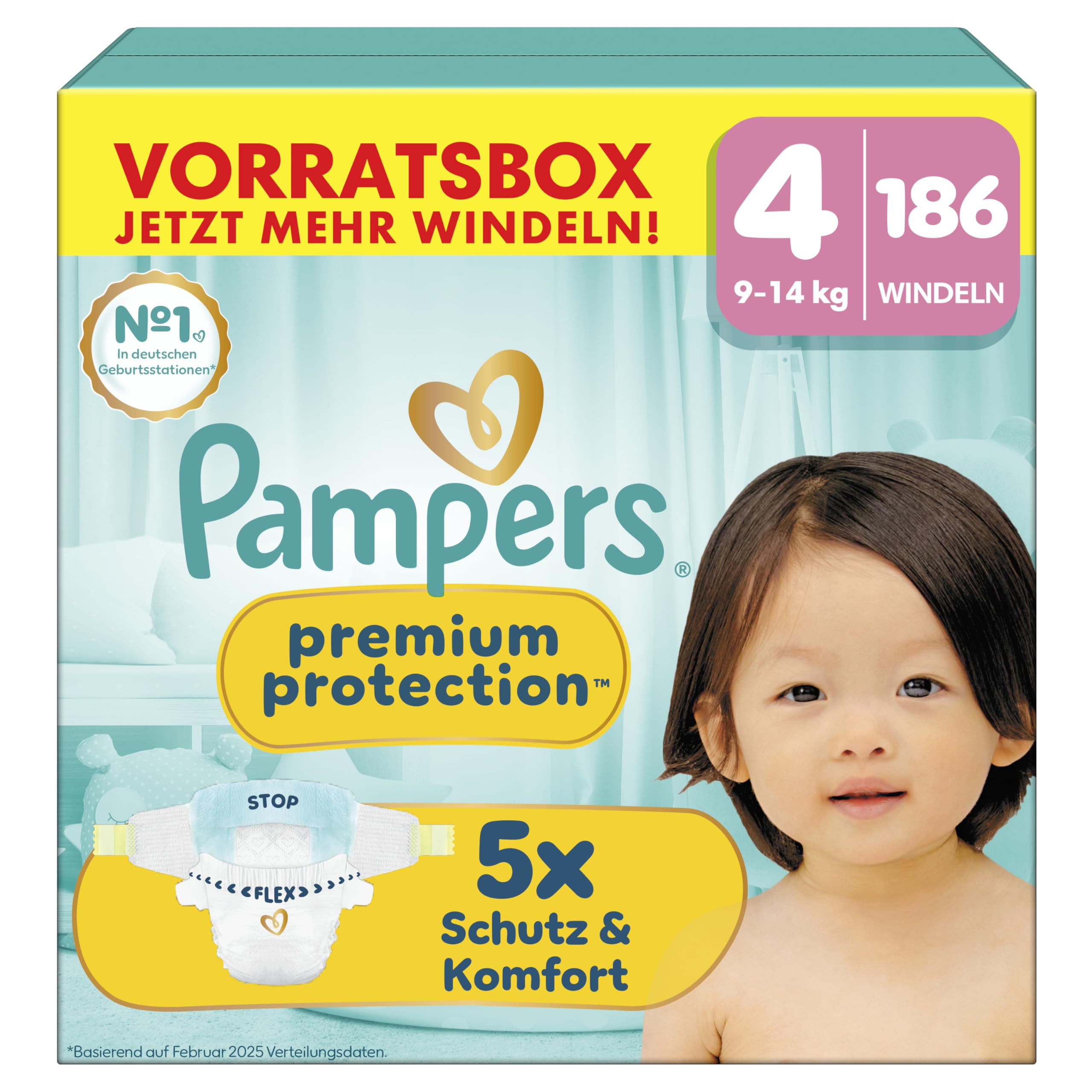 Pampers im Spar-Abo + 10 € Gutschein zu Knallerpreisen für 32€ (-36%)