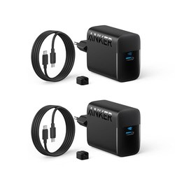 Anker 45W USB-C Ladegerät Doppelpack (2x + 2 Kabel)