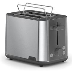Braun PurShine HT1510GY Toaster (2 Schlitze, 8 Stufen, Brötchenaufsatz) für 24€ (-31%)