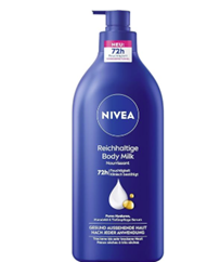 NIVEA Reichhaltige Body Milk 625 ml für 5€ (-43%)