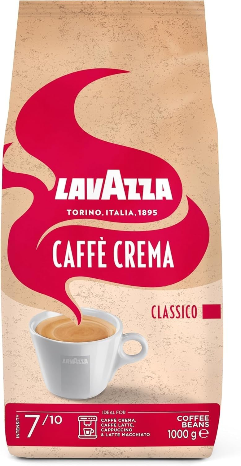 Lavazza Caffe Crema Classico ganze Bohne, Kaffeebohnen (Spar-Abo ). Auch Lavazza Caffè Crema Gustoso und Espresso Italiano Cremoso 1 kg für 12€ (-35%)