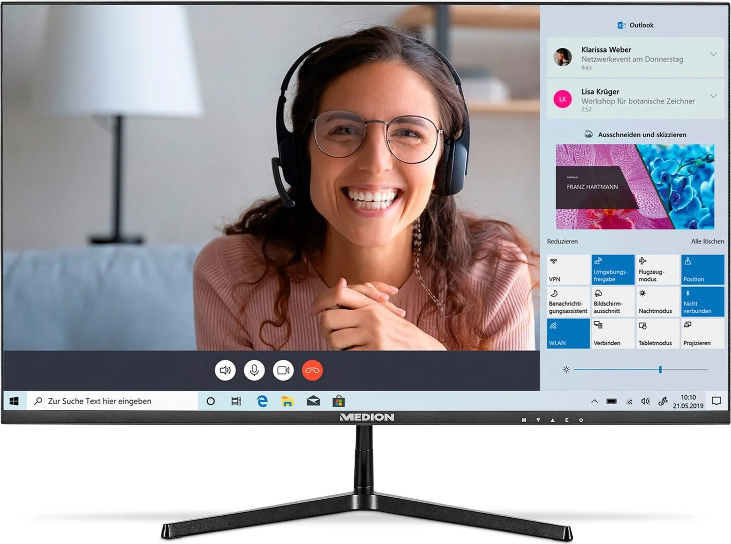 Medion P52218, 22″ für 70€ (-30%)