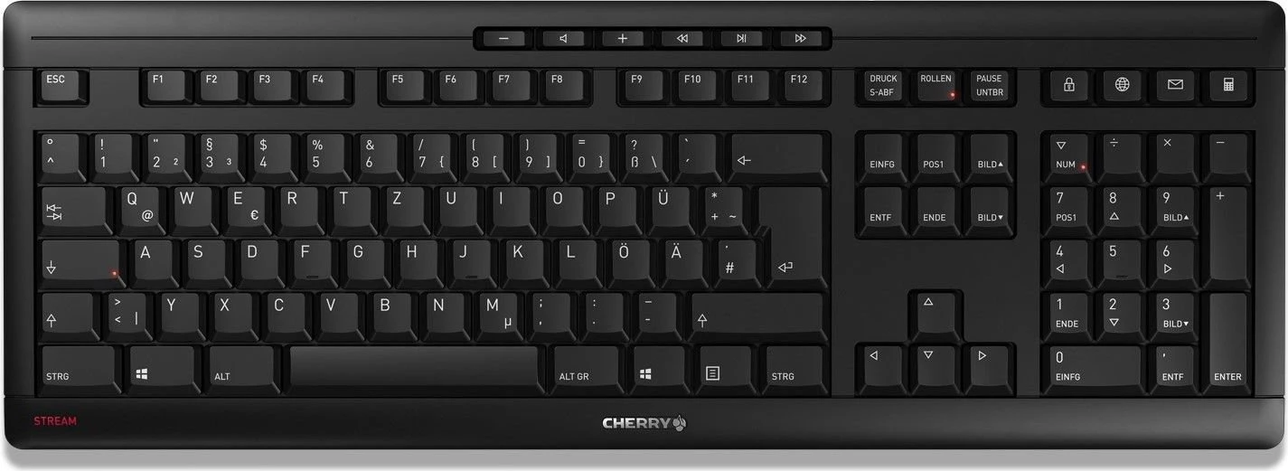 Cherry Stream Keyboard Wireless, schwarz, USB, DE für 33€ (-15%)