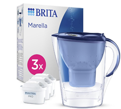 BRITA Wasserfilter-Kanne Marella inkl. 3 Filterkartuschen für 24€ (-25%)