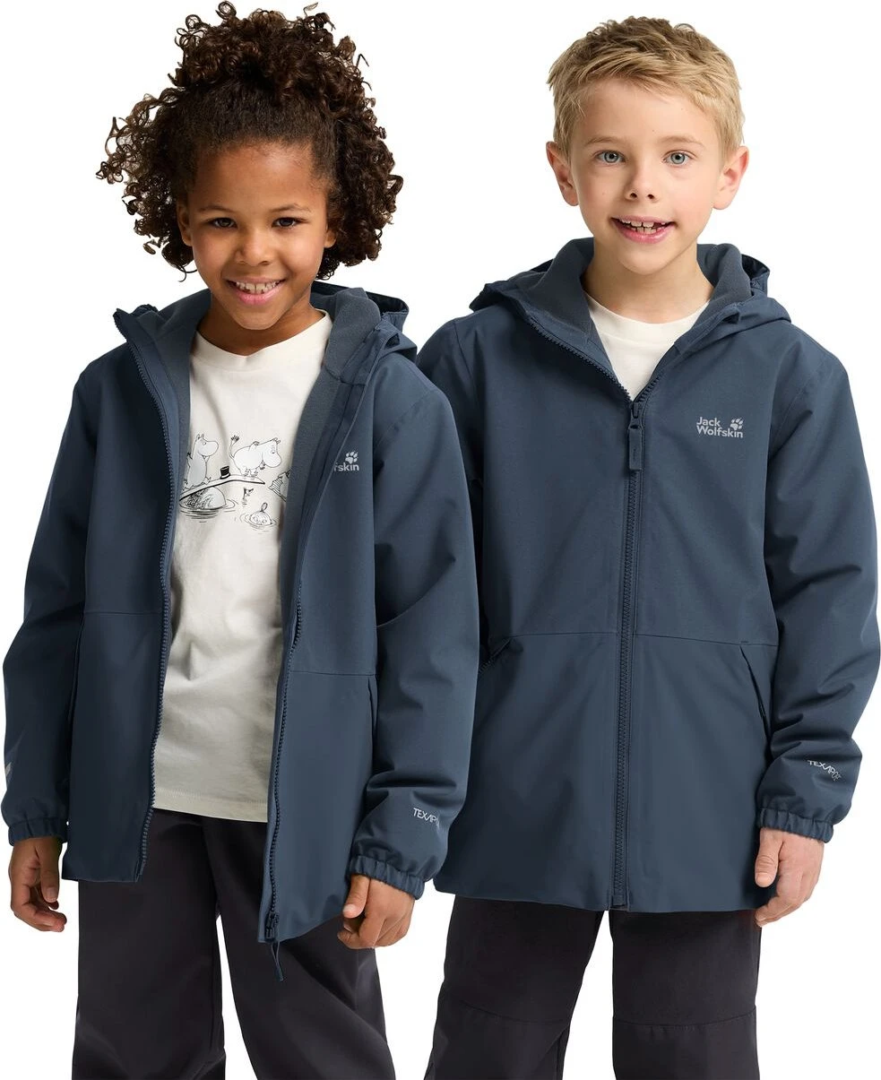 Jack Wolfskin Snow Days Funktionsjacke midnight sky (Junior) für 37€ (-7%)