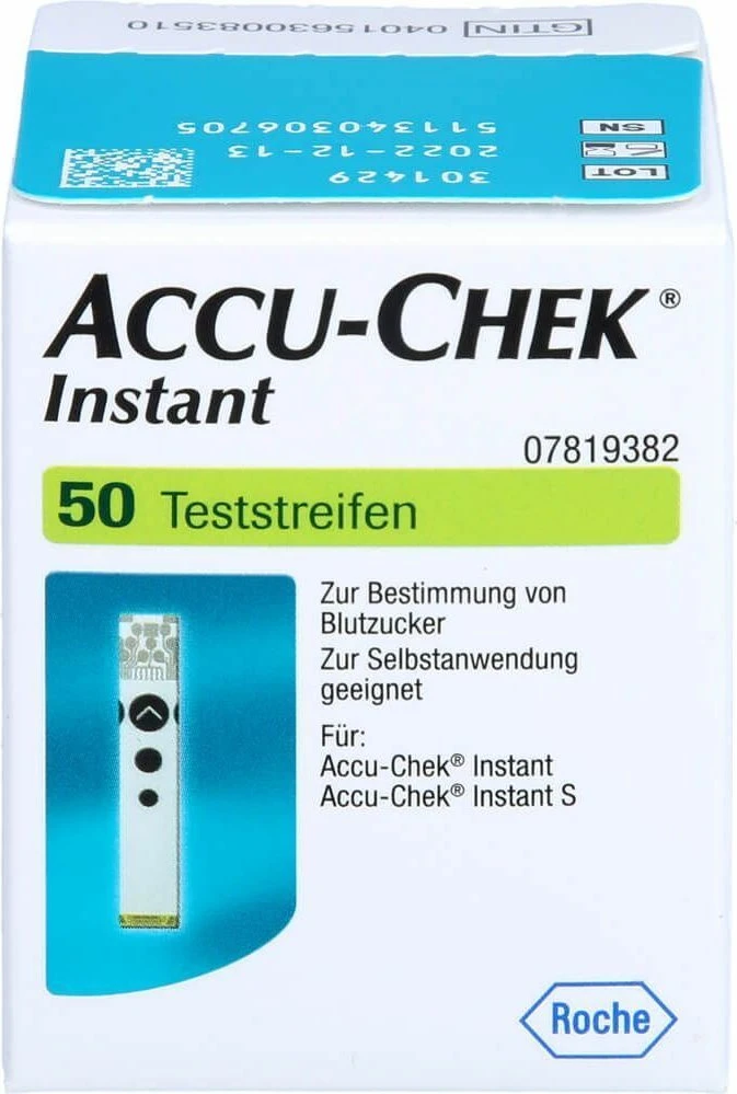 Roche Accu-Chek Instant Teststreifen, 50 Stück für 14€ (-7%)