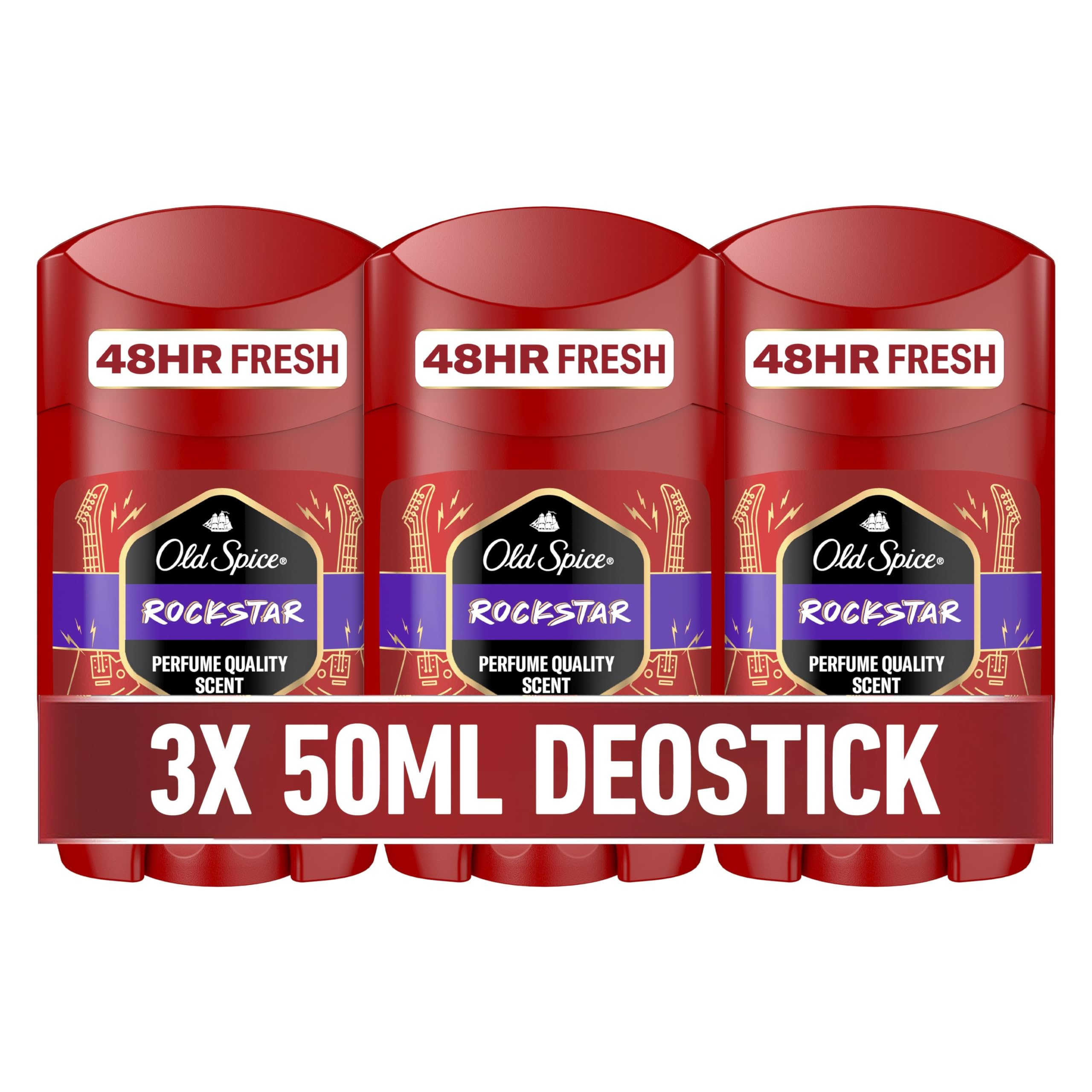 Old Spice Deo Rockstar Deostick, 3x50ml für 3€ (-58%)