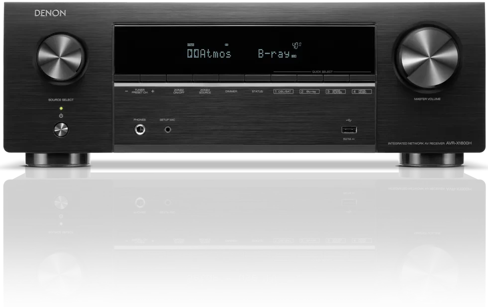 Denon AVR-X1800H DAB für 520€ (-9%)