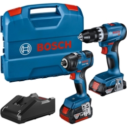 Bosch Professional 18V Combo Kit (GDR 18V-200 + GSB 18V-45, 2 Akkus)