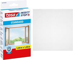 tesa Insect Stop Klett Fliegengitter (100x100cm, Weiß, zuschneidbar) für 4€ (-26%)