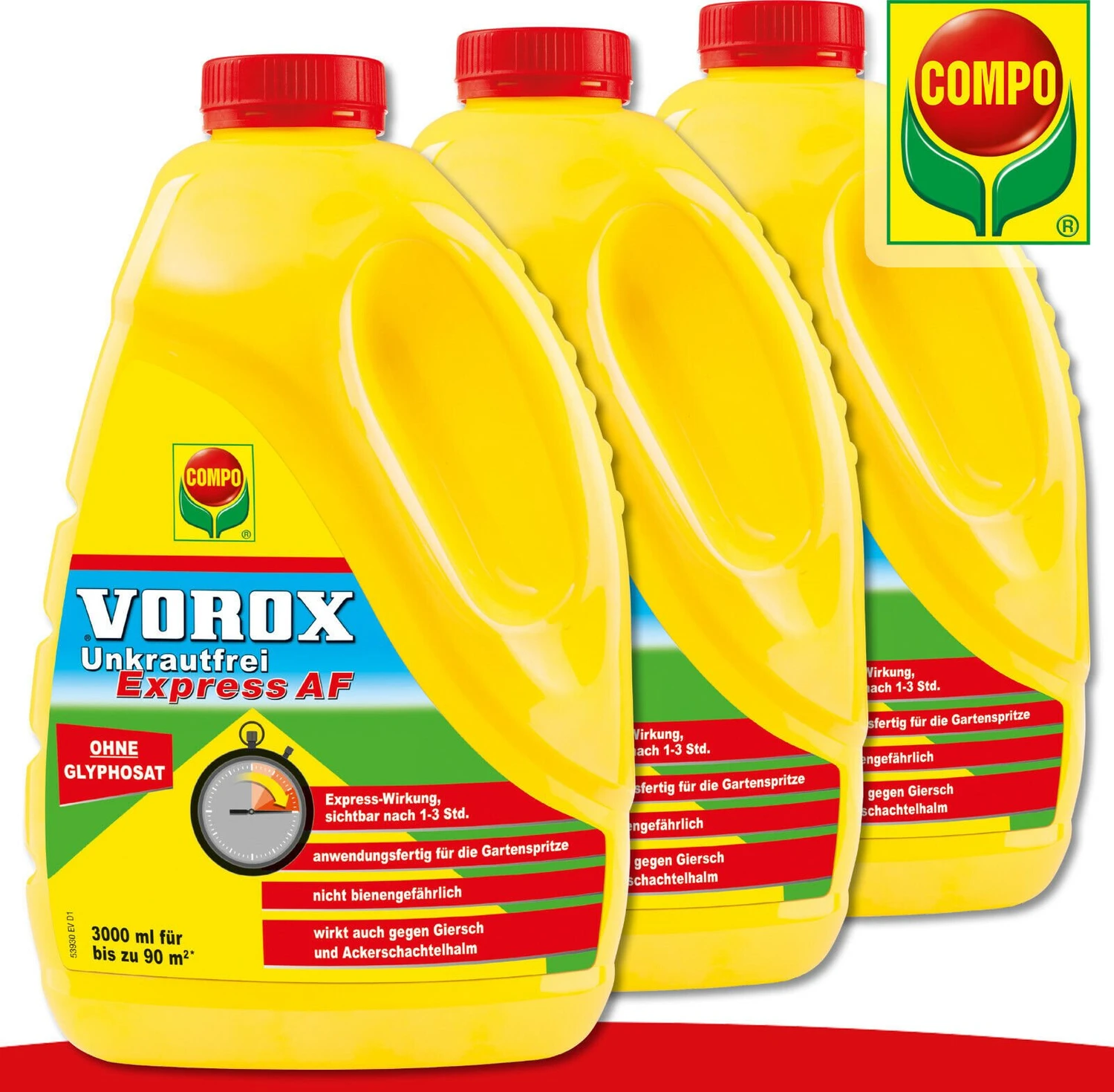 Compo Vorox Unkrautfrei Express AF, 3l für 15€ (-11%)
