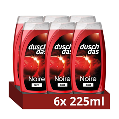 6x Duschdas 3-in-1 Duschgel & Shampoo Noire
