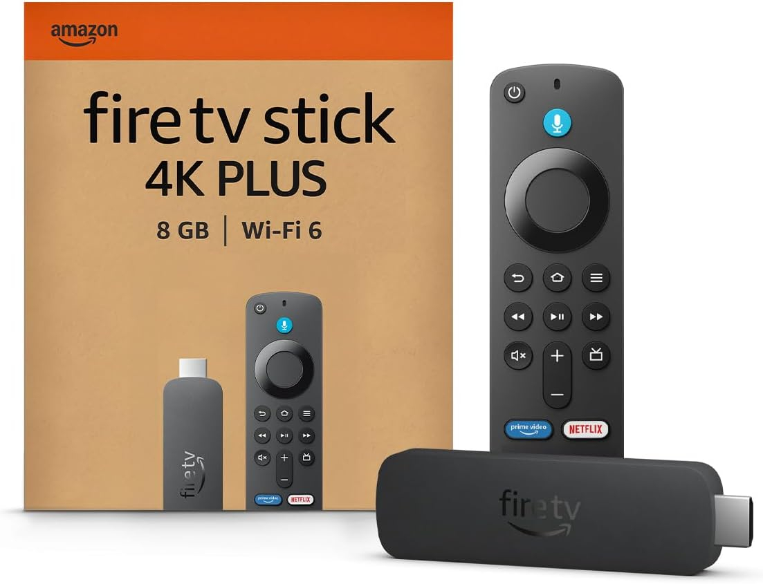 Amazon Fire TV Stick 4K Plus (2. Gen.) | 8GB Speicher, Wi-Fi 6, Dolby Vision/Atmos, Alexa+ | Früher Day Angebot für 27€ (-25%)