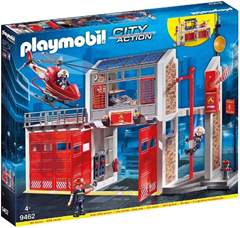 PLAYMOBIL City Action 9462 Große Feuerwache mit Sound & Helikopter für 55€ (-13%)