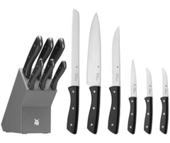 WMF Messerblock Set 7-teilig (Spezialstahl, Holzblock grau) für 75€ (-21%)