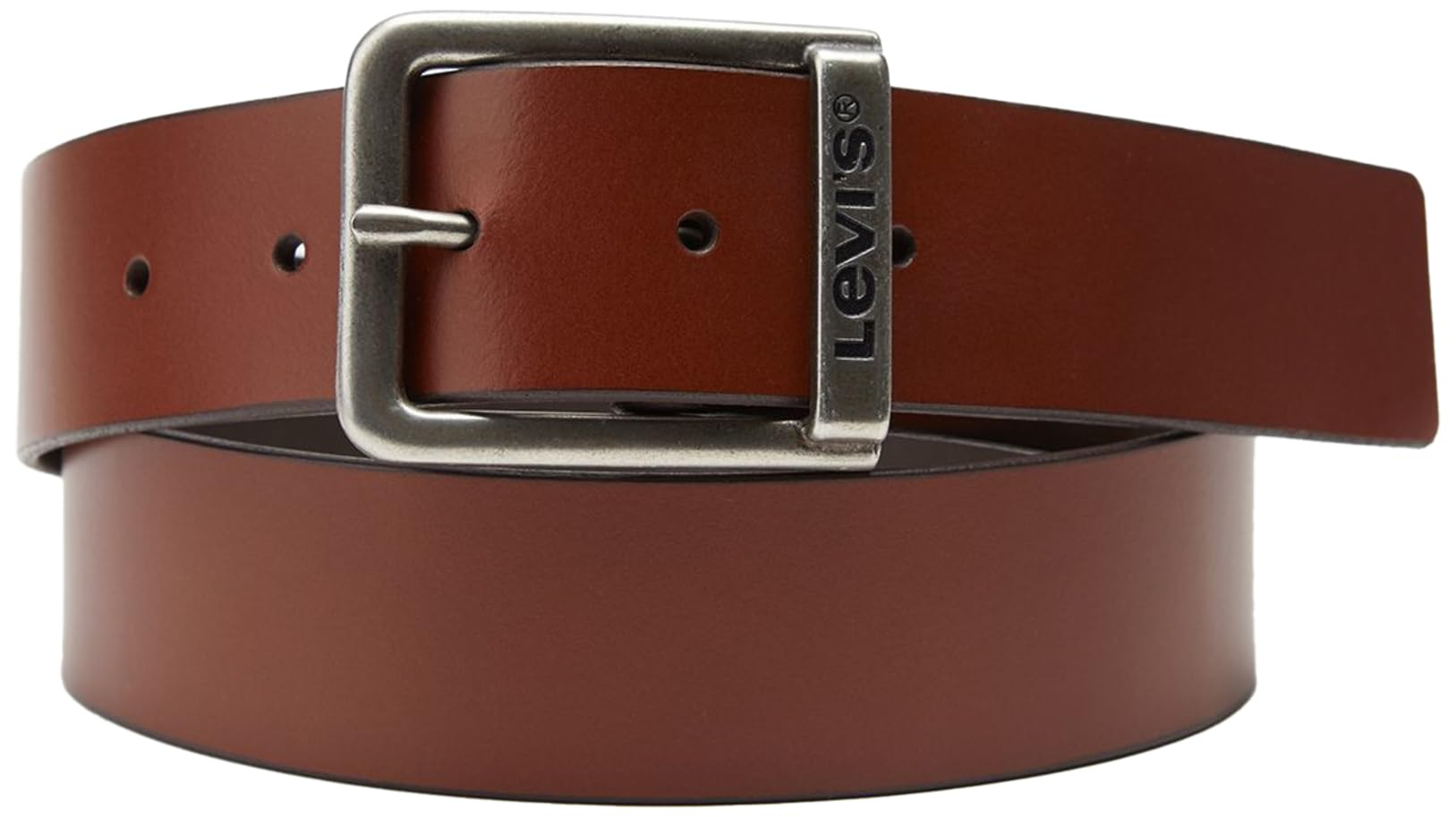 Levi’s Herren Gürtel Harness Buckle aus Leder mit Logo von 75 bis 115 cm (außer 90) für 12€ (-48%)
