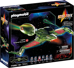 PLAYMOBIL Star Trek Klingonenschiff: Bird-of-Prey (71089) für 99€ (-29%)