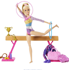 Barbie Turnspaß Spielset (Schwebebalken & 10+ Teile) für 22€ (-29%)