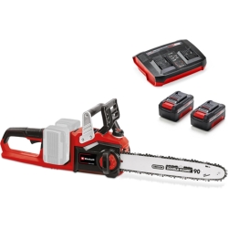 Einhell Akku-Kettensäge GE-LC 36/35 Li (36V, bürstenlos, inkl. 2x 4,0 Ah Akkus & Twincharger) für 172€ (-22%)
