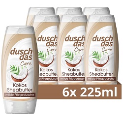 Duschdas Care Duschgel Kokos & Sheabutter (6x 225 ml) für 5€ (-56%)