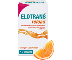 15er Packung ELOTRANS reload Orange (Elektrolyt-Pulver)