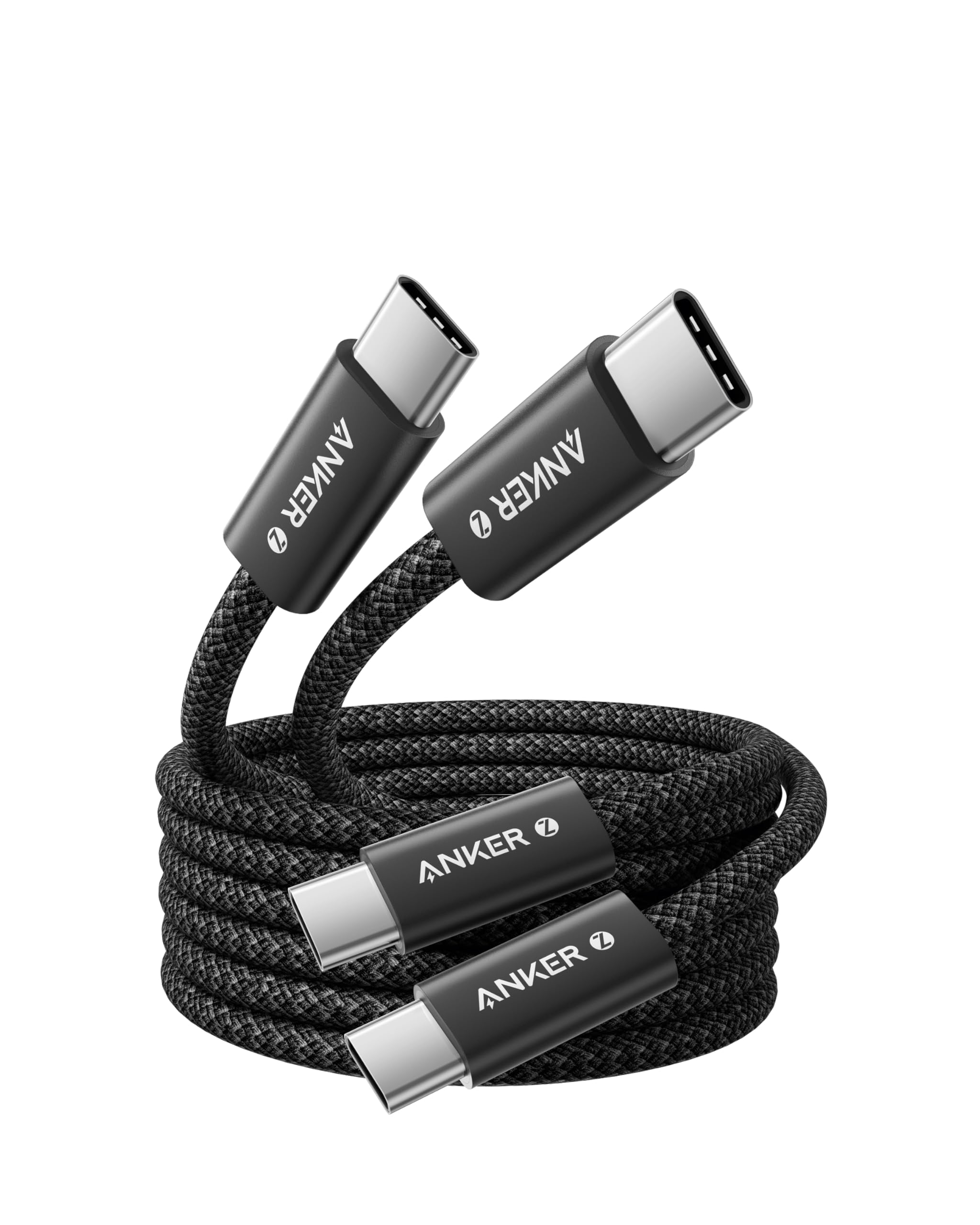 2× Anker 240W USB-C auf USB-C Kabel (1,8 m, PD 3.1, geflochten) (-45%) für 11€ (-45%)