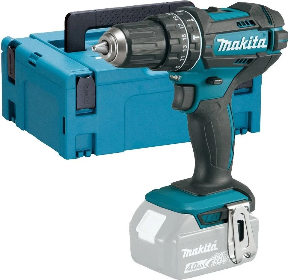 Makita DHP482ZJ Akku-Schlagbohrschrauber solo inkl. MAKPAC für 80€ (-6%)