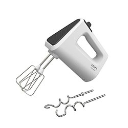 Krups 3 Mix 4000 Handmixer (450 W, 2 Rührbesen + 2 Knethaken)
