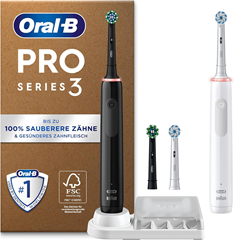 Oral-B Pro Series 3 Elektrische Zahnbürste Doppelpack für 75€ (-20%)